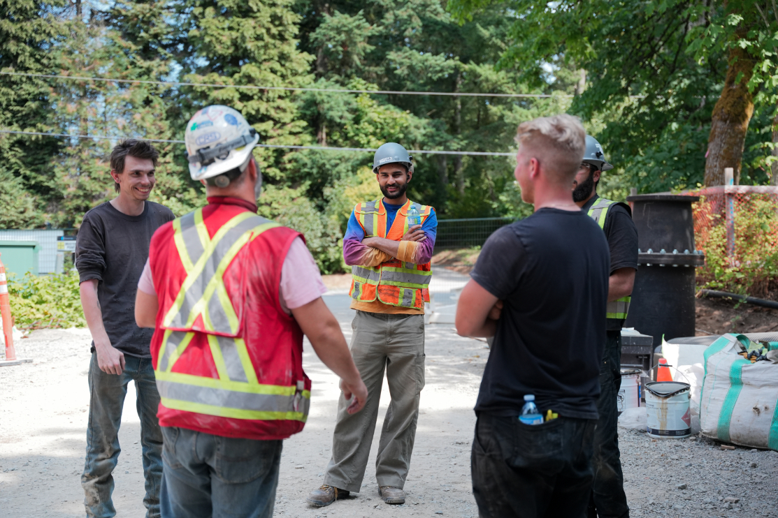 Construction project photo